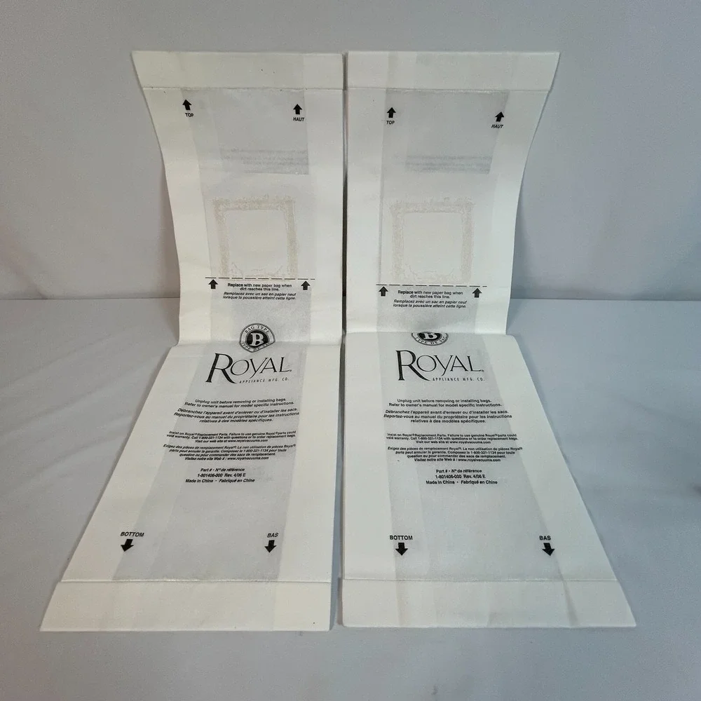 New Royal Type B Vacuum‎ Bags #2066247001, Set of 2 Bags